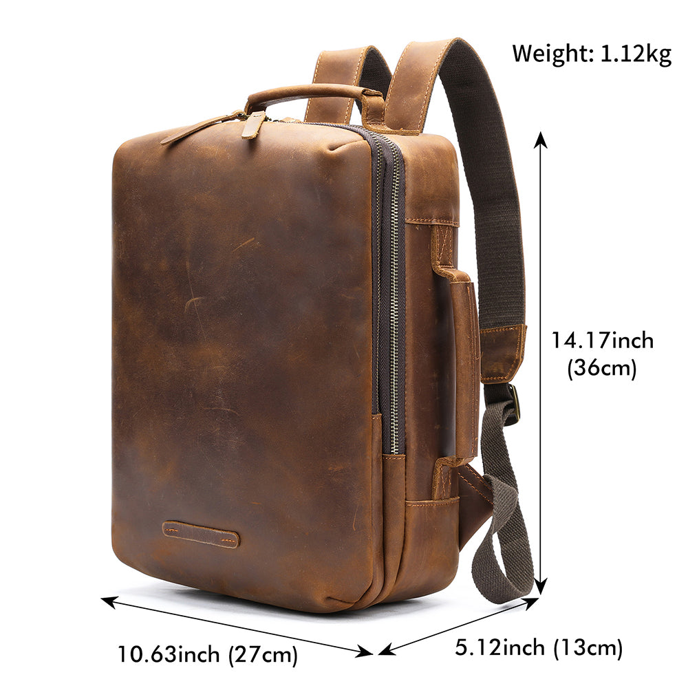 CrocoLux Zipper Softback Fashionable Backpack