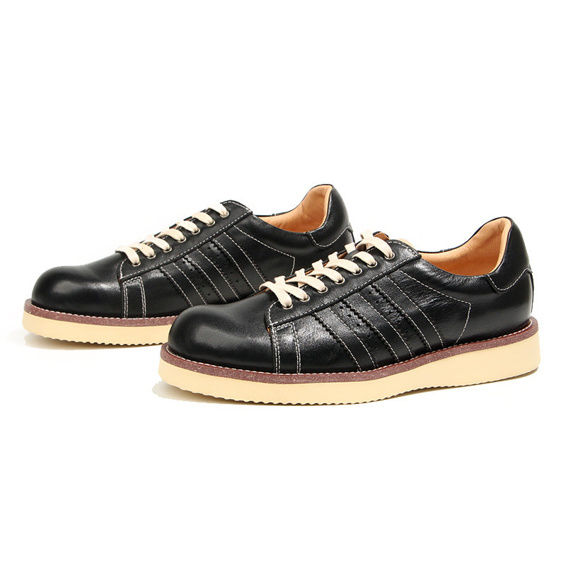 CarvedLux Exotic Texture Low-Top Sneakers