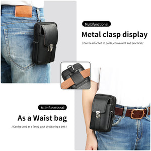 Luxury Leather Waist Sling Bag