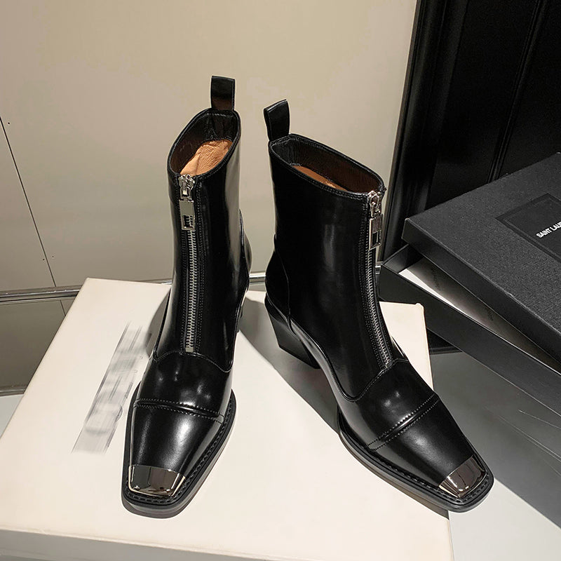 Diamoré Zip Ankle Boots