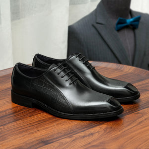 AlliElegance Luxe Brogue Oxford Dress Shoes