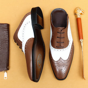 Modish Leather Lace-Up Dress Shoes