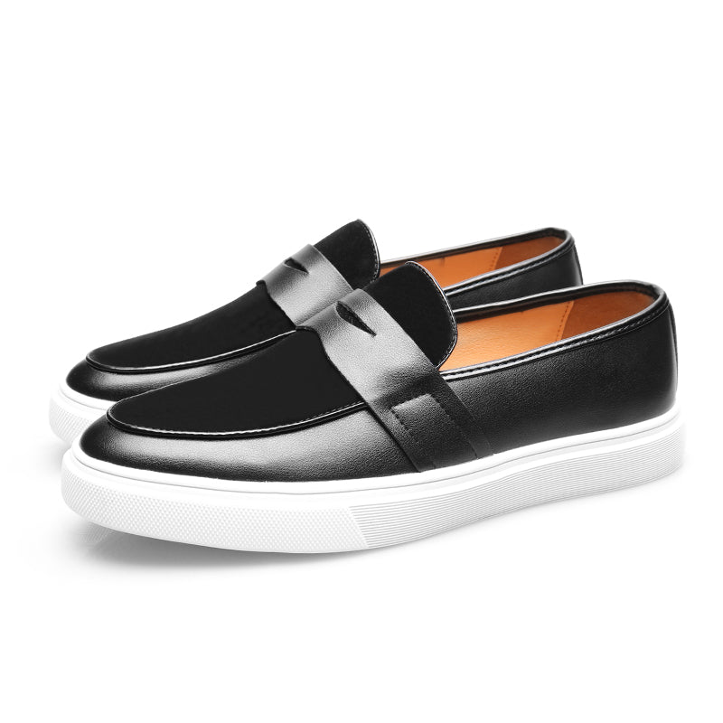 Leather Casual Slip-ons