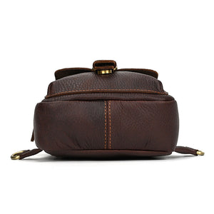 Elegant Genuine Leather Chest Bag