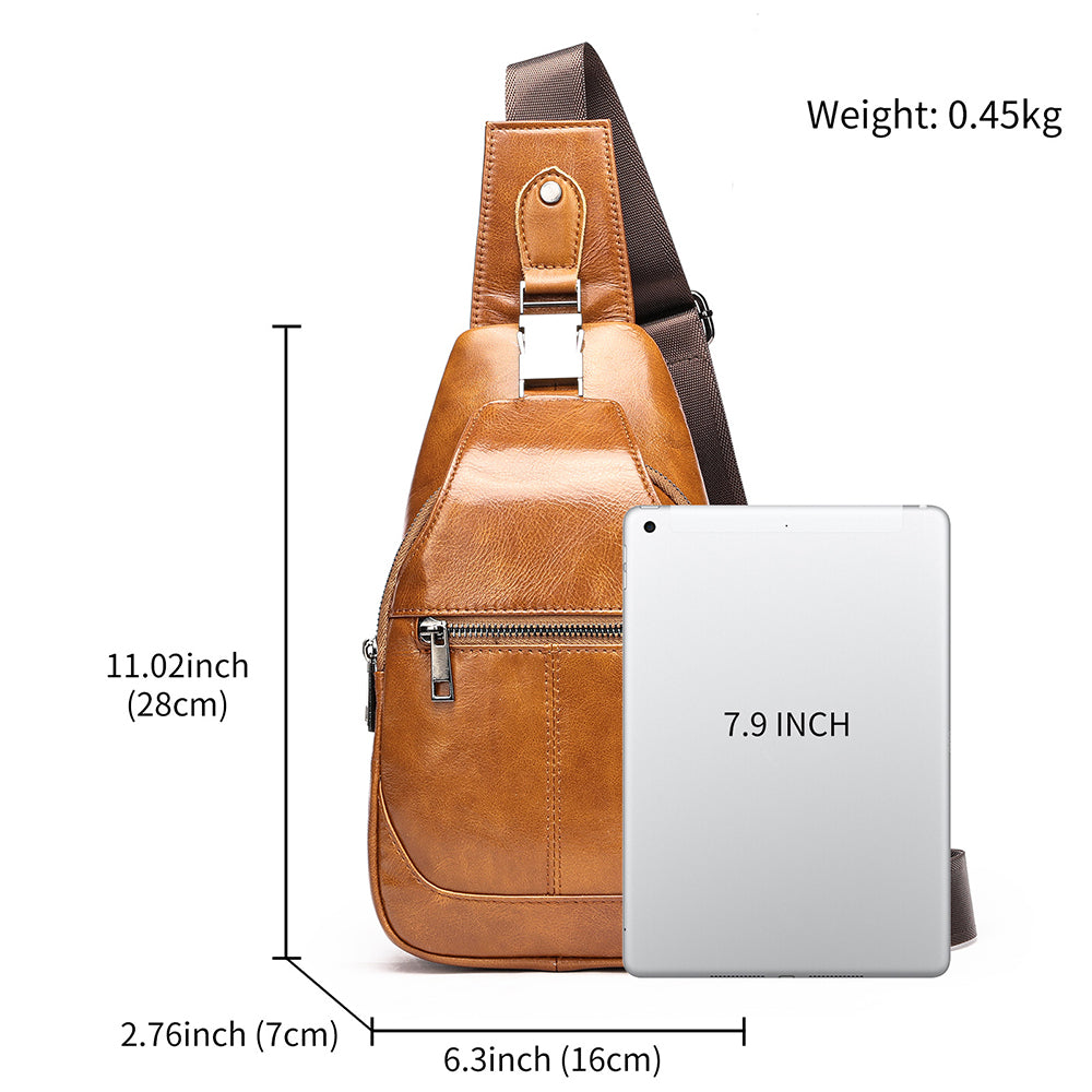 ElegantEquus Genuine Leather Chest Bag