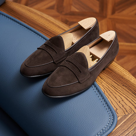 ModishLux Leather Chic Slip-Ons Loafers