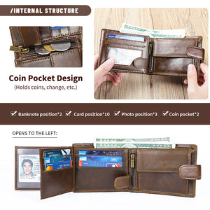 CowLuxe Stylish Leather Men's Wallets