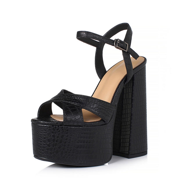 Bravonté Veltique Croctex Wedding Stilettos