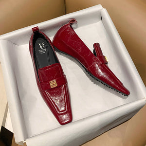 Luxury Cow Leather Slip-on Loafers