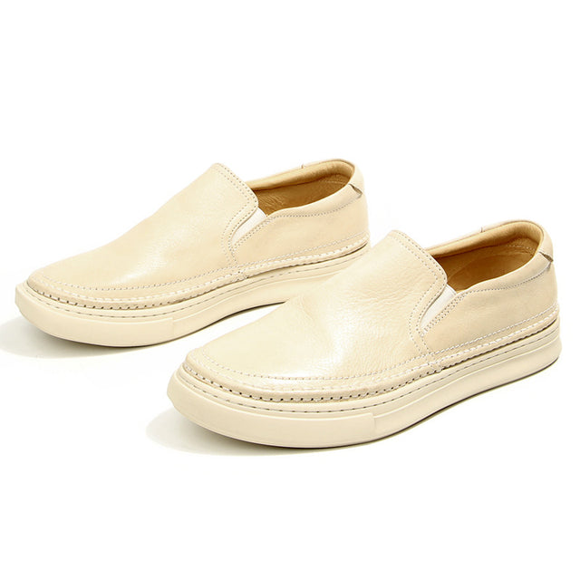 Lux Cow Leather Slip-on Loafers