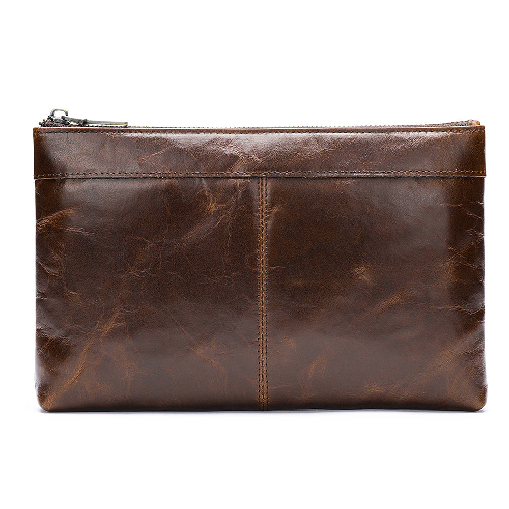 CowLuxe Stylish Leather Men's Organizer Bag