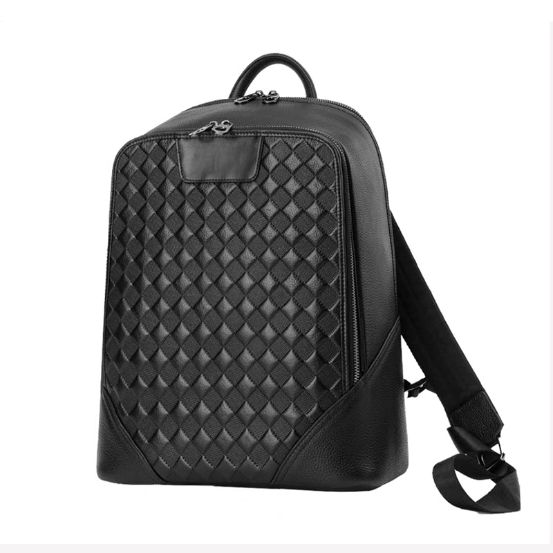 Luxury Leather Exotic Laptop Travel Backpack