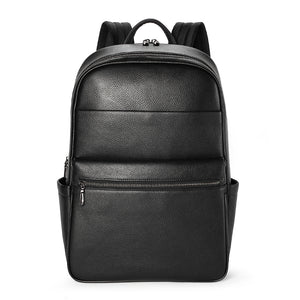 Luxury Cow Leather Multi-function Laptop Travel Backpack