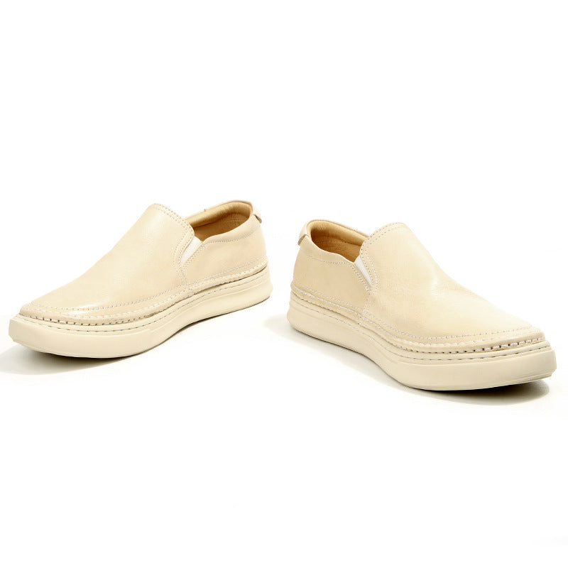 Lux Cow Leather Slip-on Loafers