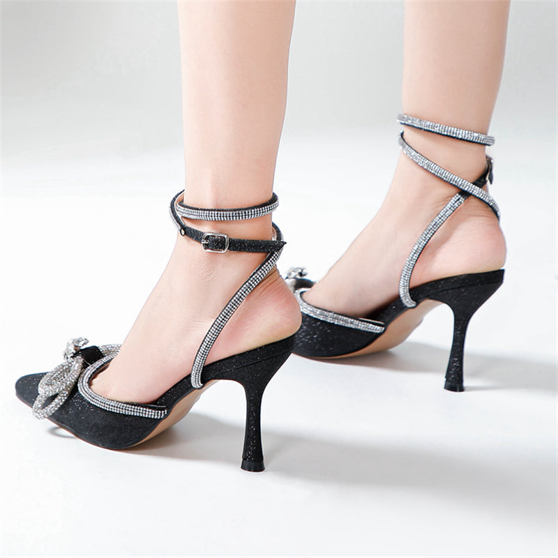 LuxeGlitter Heel Night Club Sandals