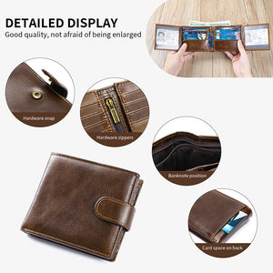 CowLuxe Stylish Leather Men's Wallets