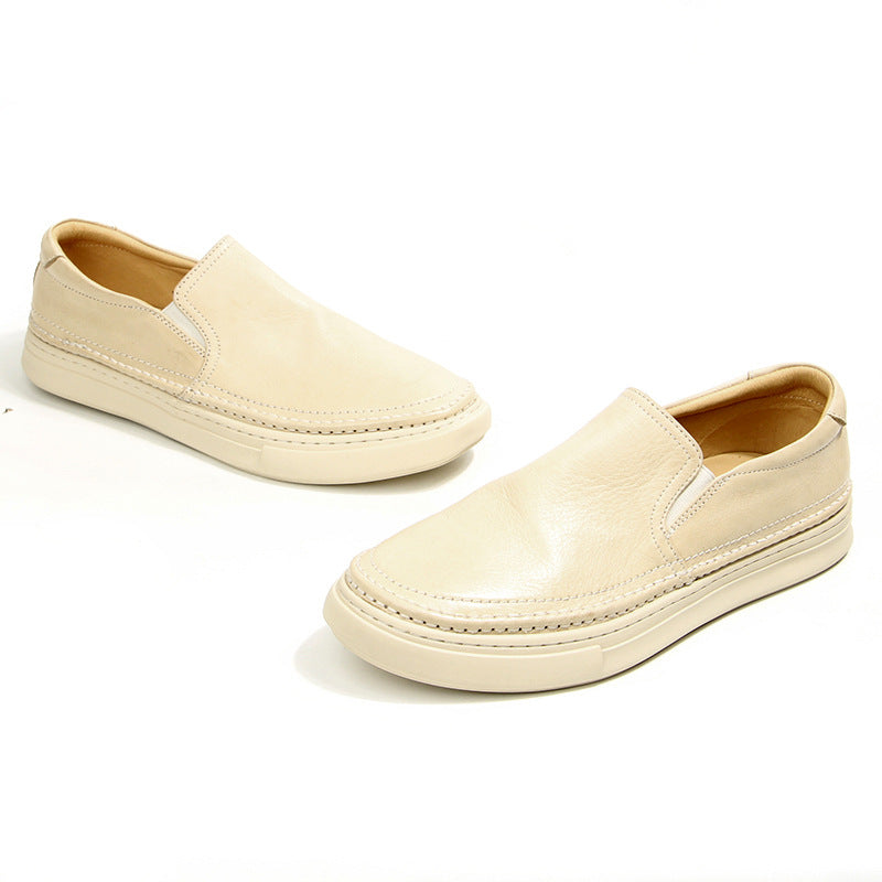 Lux Cow Leather Slip-on Loafers