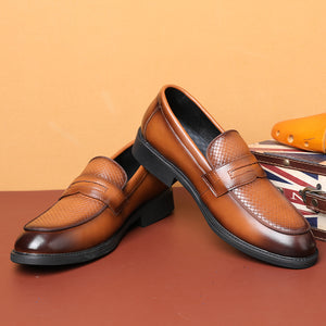 Refined Elegance Round Toe Monkstrap Dress Shoes