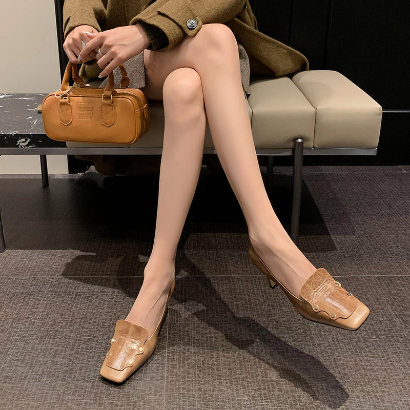 Veltique Business Slip Heels