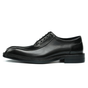 Elegant Carved British Leather Office Shoes