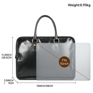 LuxeRetro Vintage Pattern Travel Briefcase