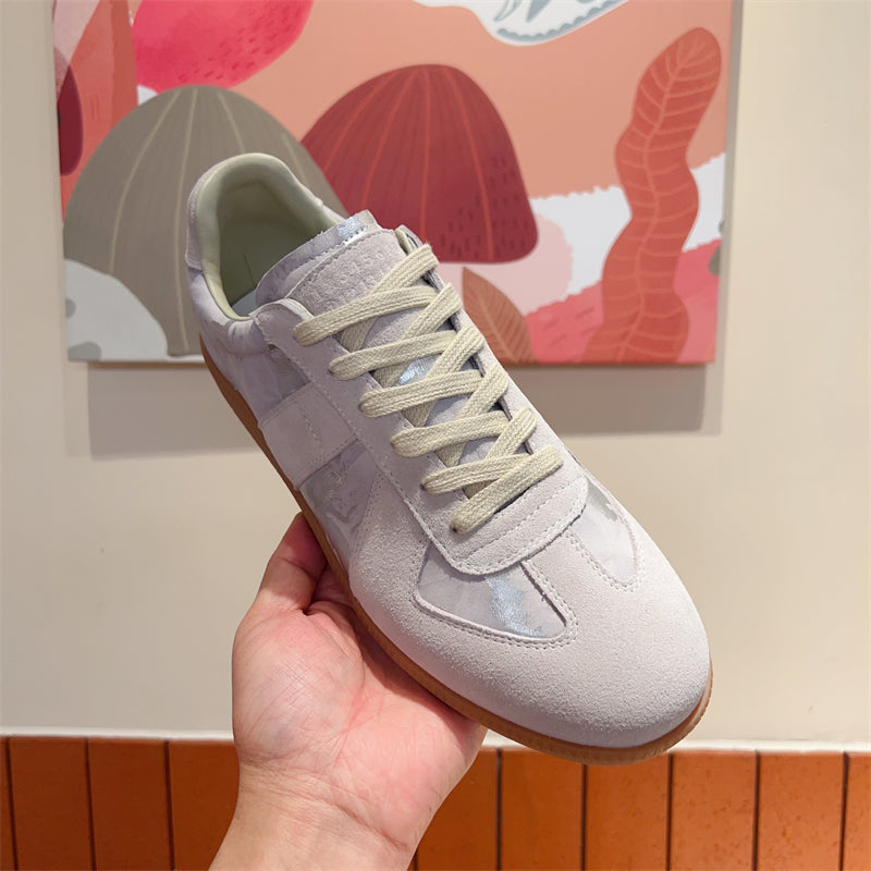 LuxeLeather Lace-up Sneakers