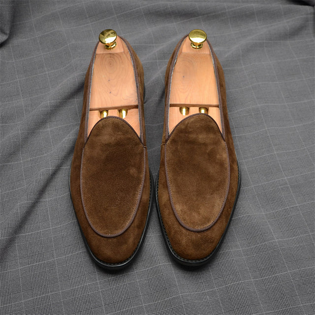 Luxury Leather Chic Slip-on Shoes