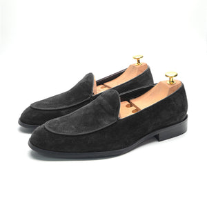 Luxury Leather Chic Slip-on Shoes