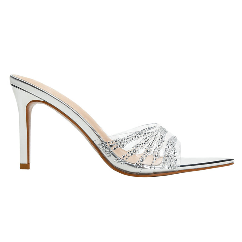 CrystalLuxe French Chic Sandals