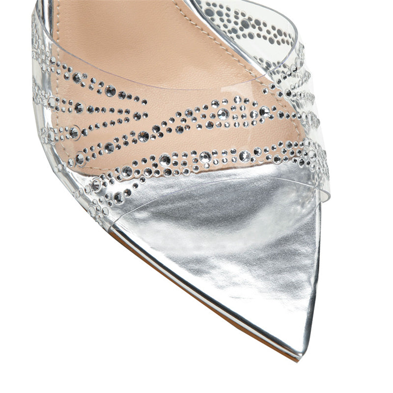 CrystalLuxe French Chic Sandals