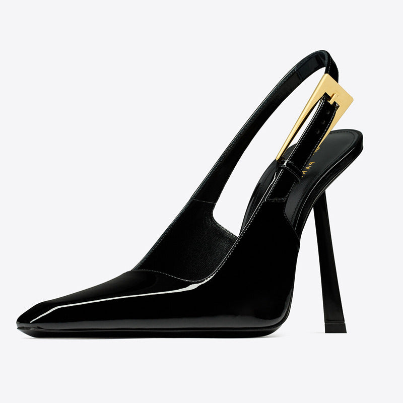 Opulessa Serpatura Buckle Heels