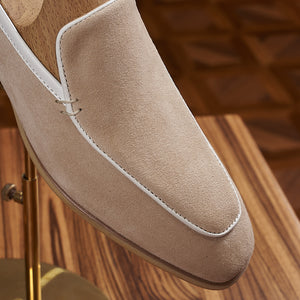 LuxeLeather Chic Hazel Slip-on Loafers