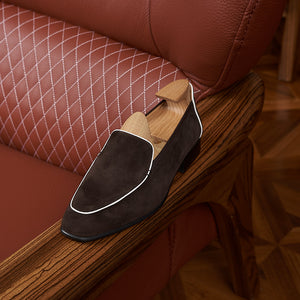 LuxeLeather Chic Hazel Slip-on Loafers