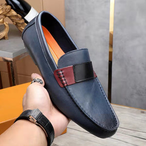 ChicCow Leather Round Toe Casual Loafers