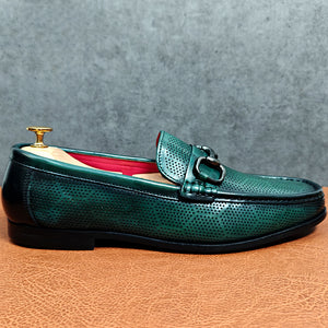 LuxLeather Elegant Slip On Loafers