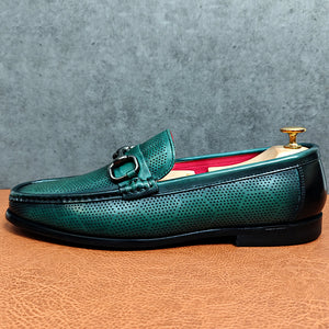 LuxLeather Elegant Slip On Loafers