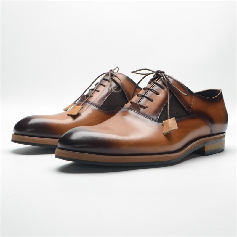 AlliElegance Luxe Brogue Oxford Dress Shoes