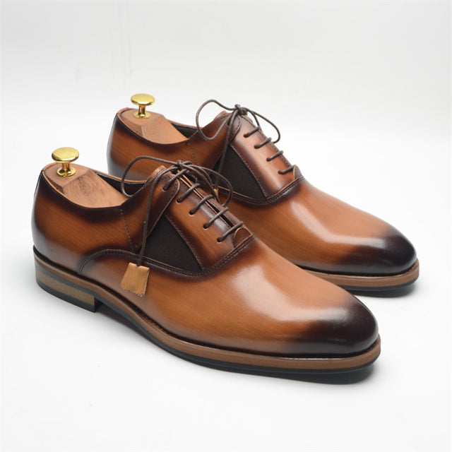 AlliElegance Luxe Brogue Oxford Dress Shoes