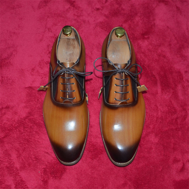 AlliElegance Luxe Brogue Oxford Dress Shoes