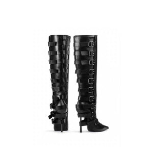 Luxe Chic Winter High Heeled Boots