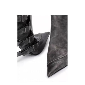 Luxe Chic Winter High Heeled Boots