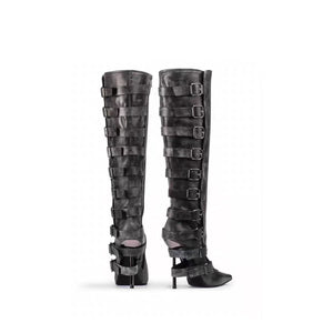 Luxe Chic Winter High Heeled Boots