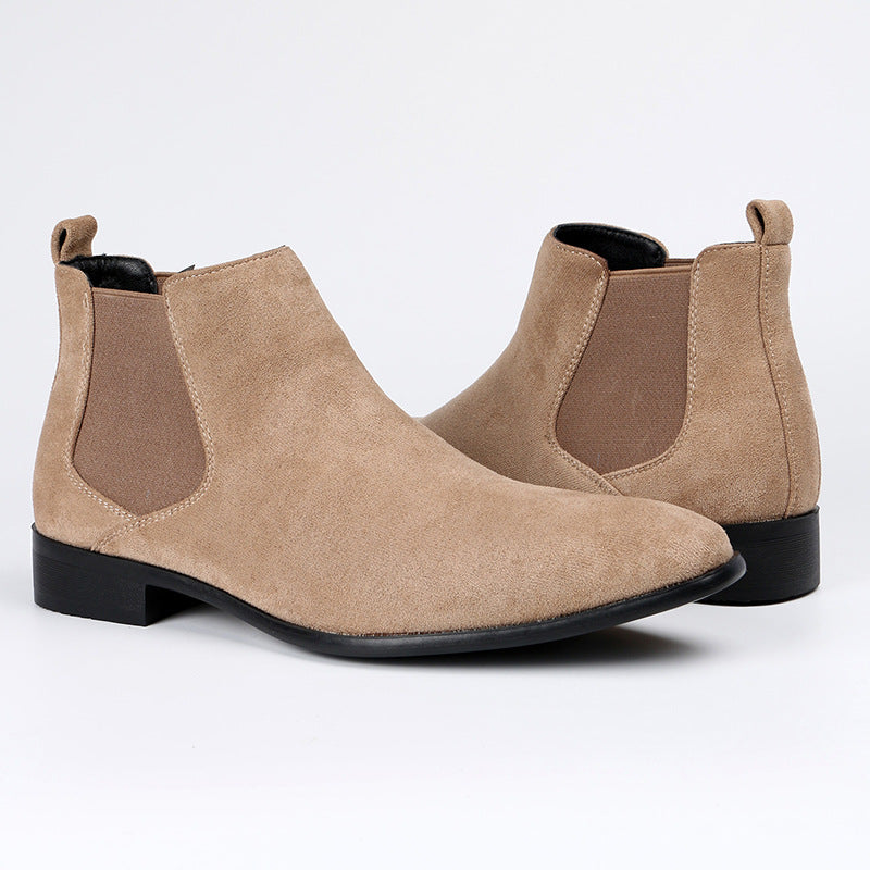 Chic Exotic Leather Slip Ankle Boots