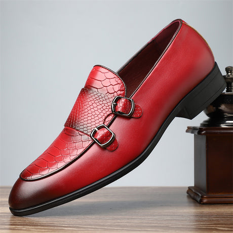 AlliLux Exotic Tassel Decor Designer Dress Shoes