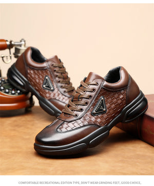 AlliLux Round Toe Laces Up Alligator Derby Shoes