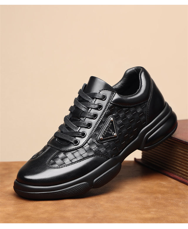 AlliLux Round Toe Laces Up Alligator Derby Shoes