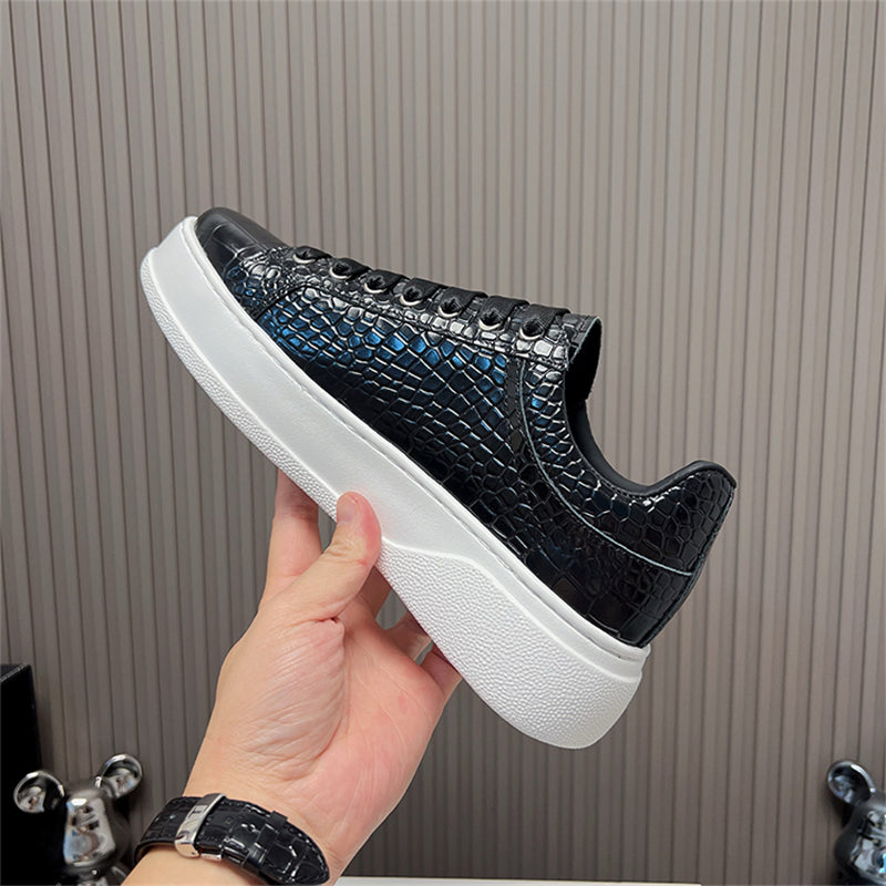 Vault Low-Top – Black Croc