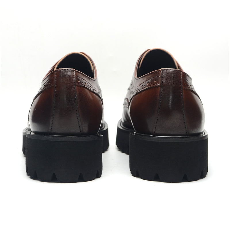 LeatherLux Classy Oxford Dress Shoes