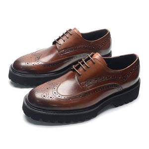 LeatherLux Classy Oxford Dress Shoes