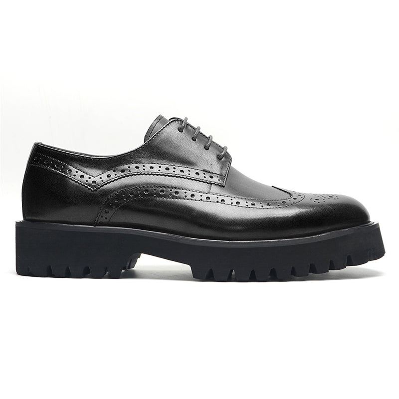 LeatherLux Classy Oxford Dress Shoes